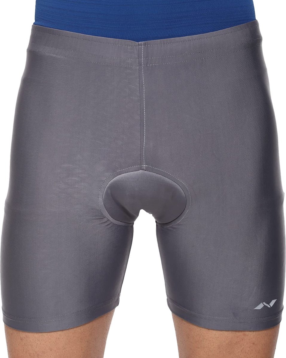 Nivia Fietsbroek-1 Herenbroek Hardloopshort (D.Grey) Maat - S