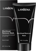 Masque peel off Lanbena - Points noirs - Anti points noirs - Pores grossiers - Élimine les points noirs - Charbon de Bamboe - Masque
