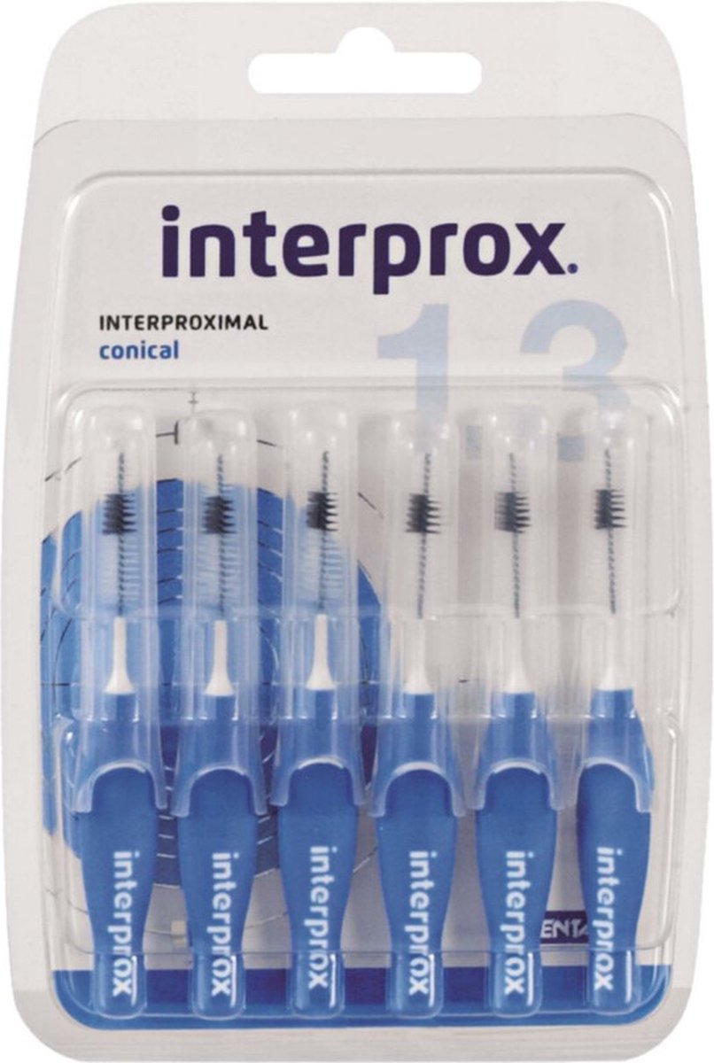 Interprox Ragers Conical Blauw PHD 1.7 - 6 x 6 stuks - Voordeelverpakking