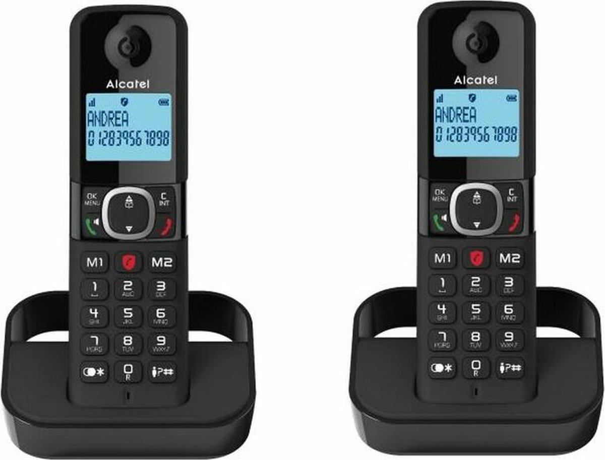 Alcatel F860 DUO EU Téléphone DECT Identification de l'appelant