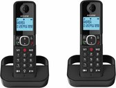 Alcatel F860 DUO EU Téléphone DECT Identification de l'appelant Noir