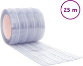 vidaXL - Deurgordijn - 200x1,6 - mm - 25 - m - PVC - transparant