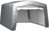 vidaXL-Opslagtent-370x370-cm-staal-grijs