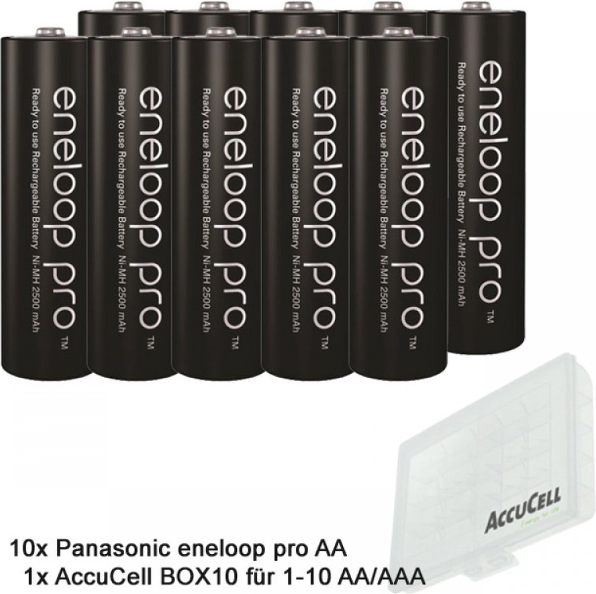 4 x piles AA Panasonic Eneloop Pro - 2500mAh - batterie appareil photo