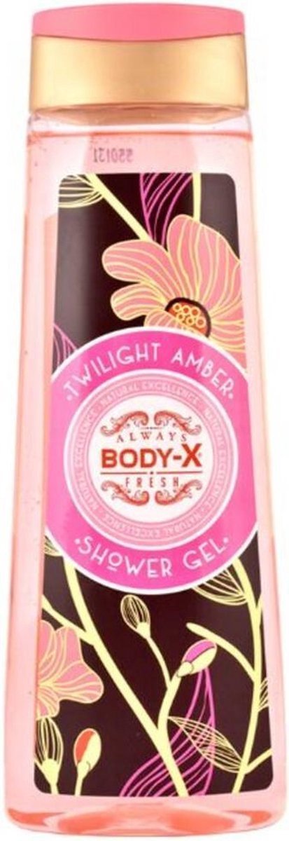 10 x Body-X Women Douchegel | Twilight Amber | 500 ml