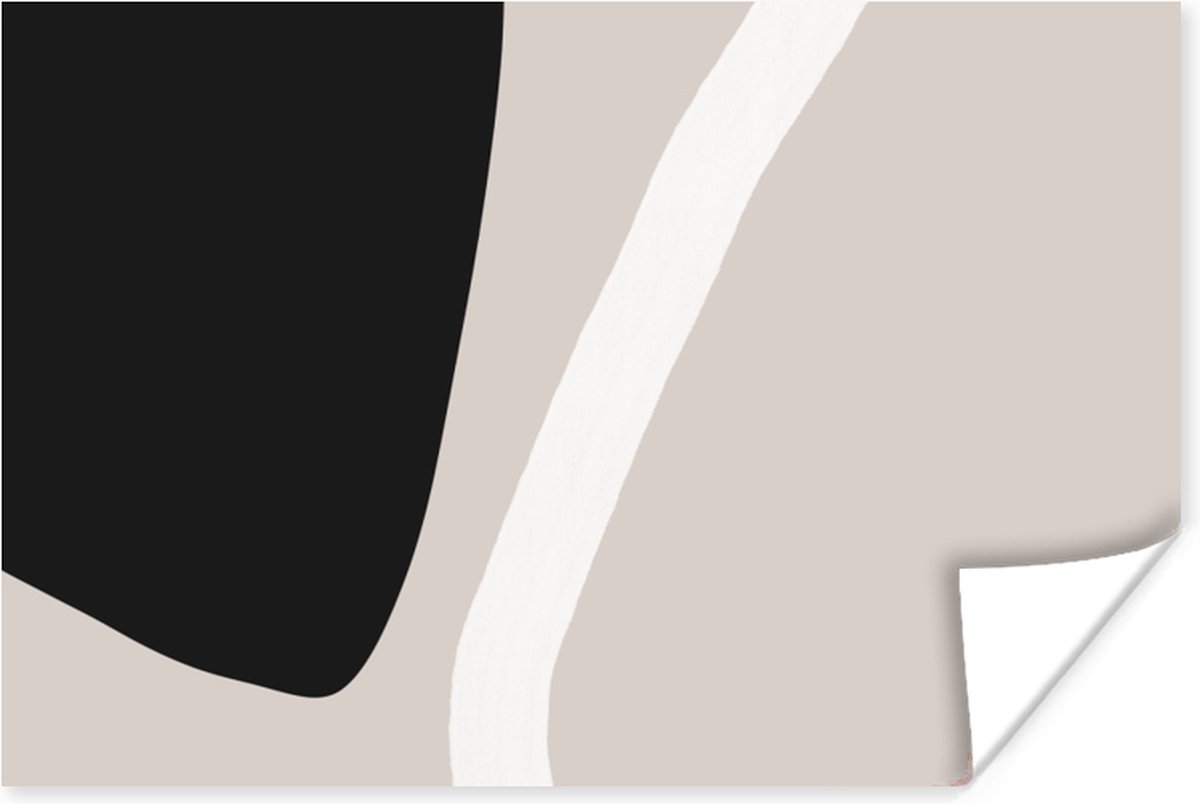 Poster Pastel - Minimalisme - Vormen - 90x60 cm