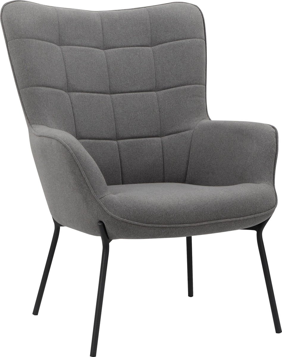 Boris-Loungestoel Antraciet Flavio
