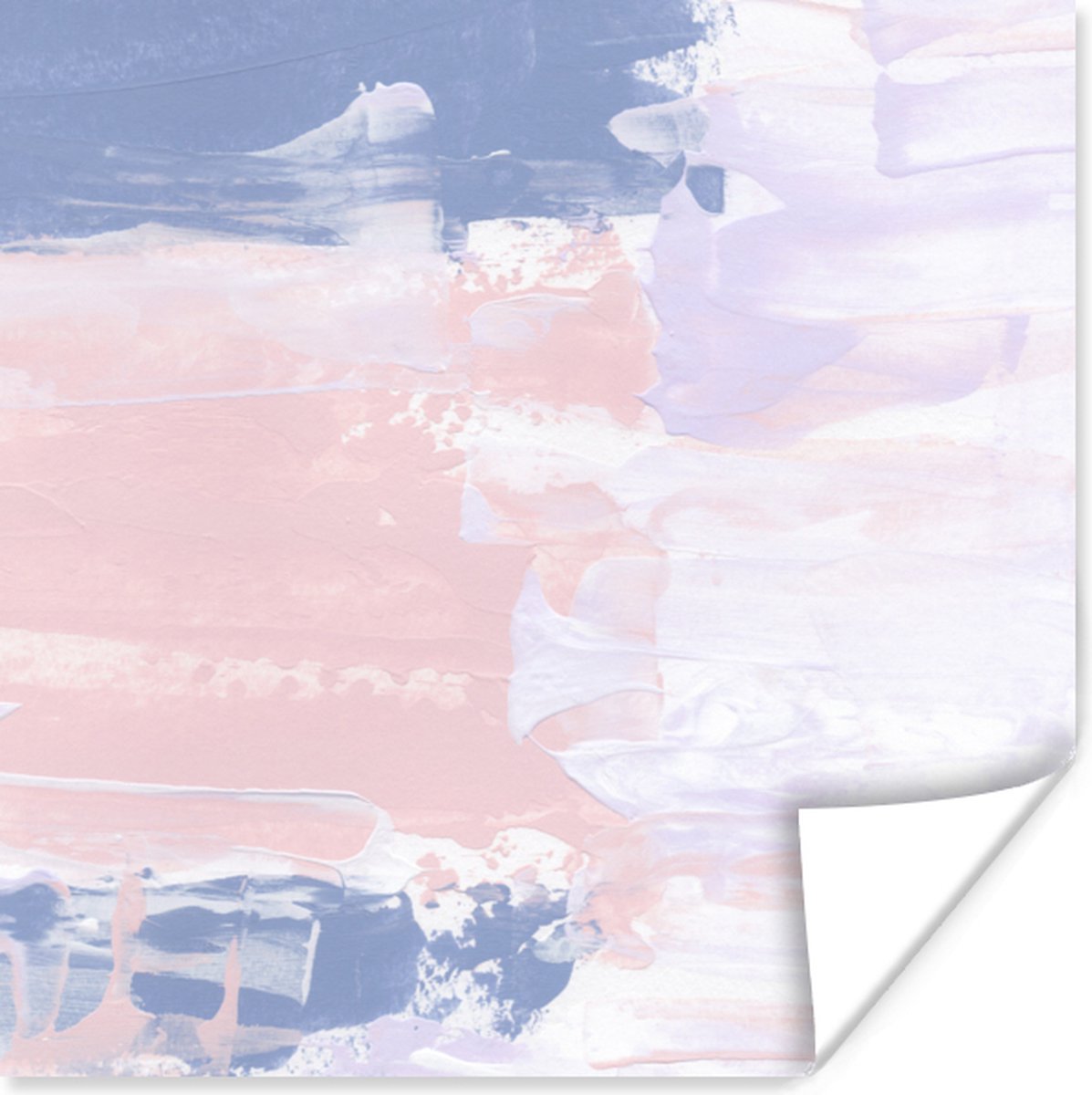 Poster Pastel - Design - Verf - 50x50 cm