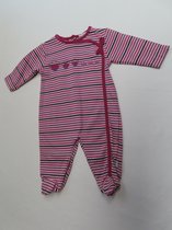 Pyjama - 1 delig - Meisje - Streepje - roze - 3 maand 62