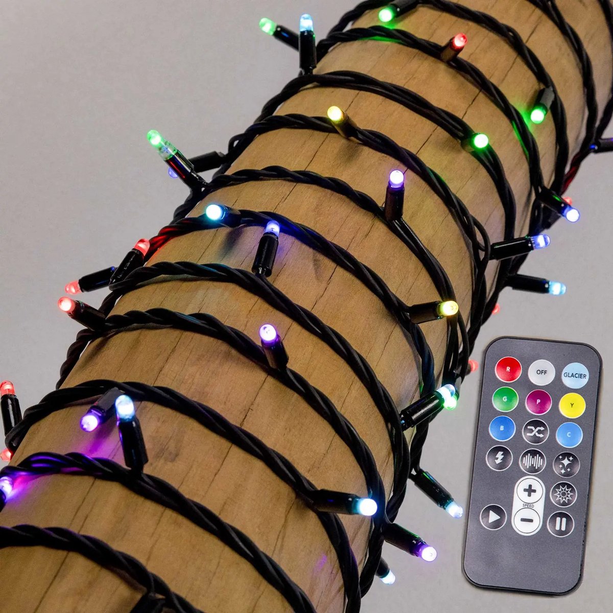 Koppelbare kerstverlichting | RGB met twinkel | 70 meter 700 LEDs | Met afstandsbediening