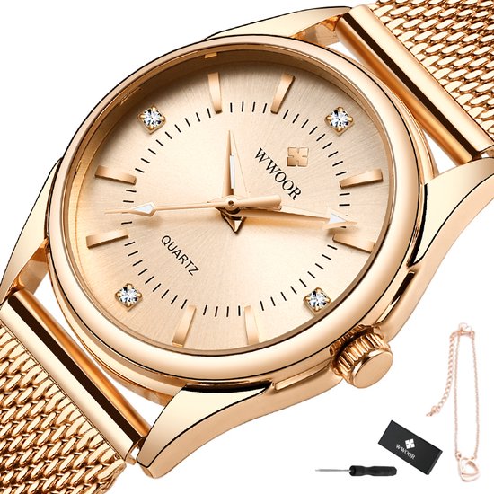 WWOOR - Horloge Dames - Cadeau voor Vrouw