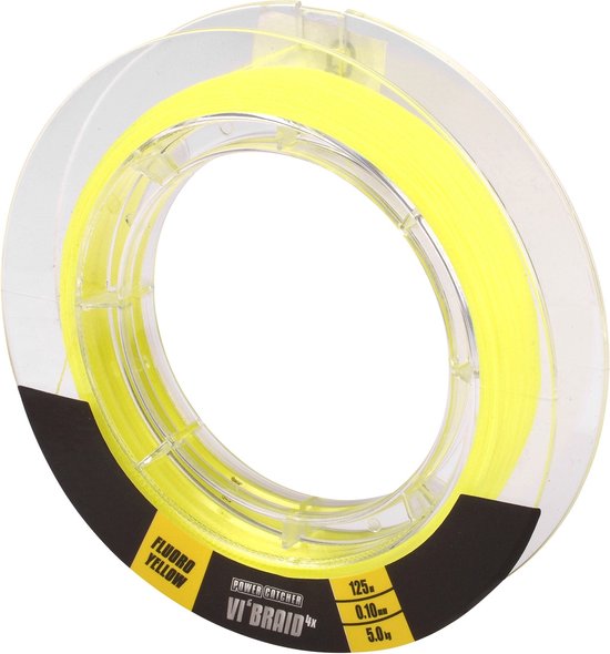 Spro Power Catcher Vi’Braid Yellow (125m) - Maat : 0,10mm van Spro — afbeelding 2