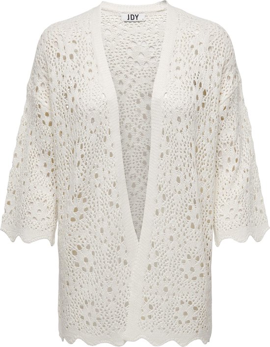 Jacqueline de Yong Cardigan Jdynatascha 3/4 Kimono Knt 15290568 Cloud Dancer Ladies Size - L