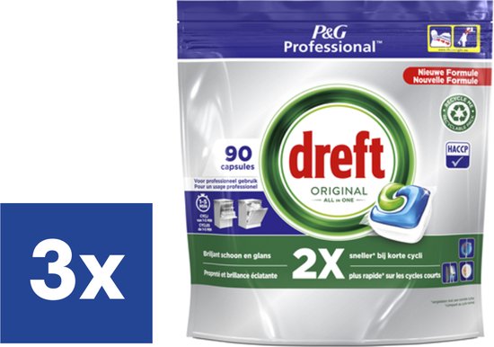 Dreft - Original - All in One - Vaatwastabletten - Regular - 270 stuks