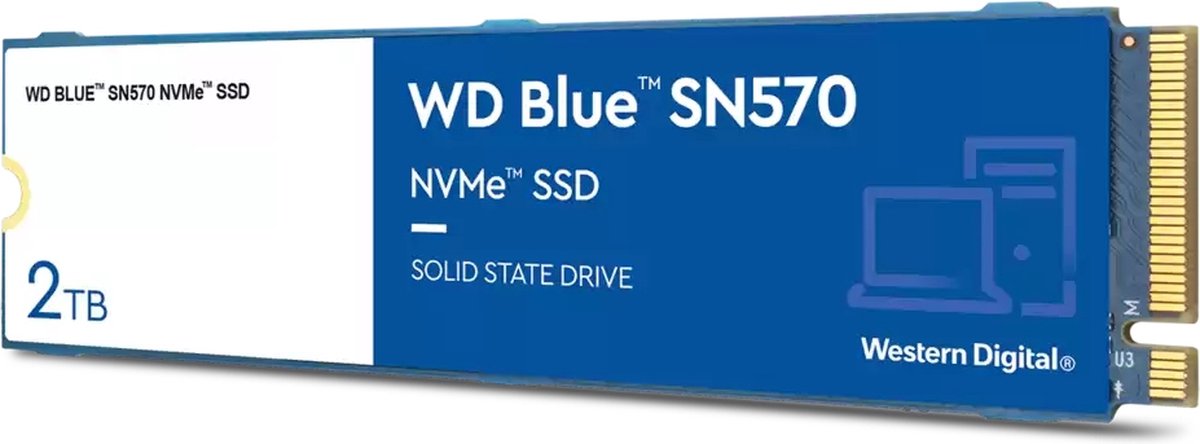 WD - Western Digital SSD WD Blue SN570 NVMe 2TB M2