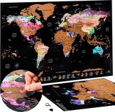 Atlas & Green Scratch Map - 2 Stuks Krasmap - Kras Wereldkaart - Wereldkaart & Europa Kaart - Poster World & Europe - 42x29,7 cm & 29,7x21 cm - Wanddecoratie World Map