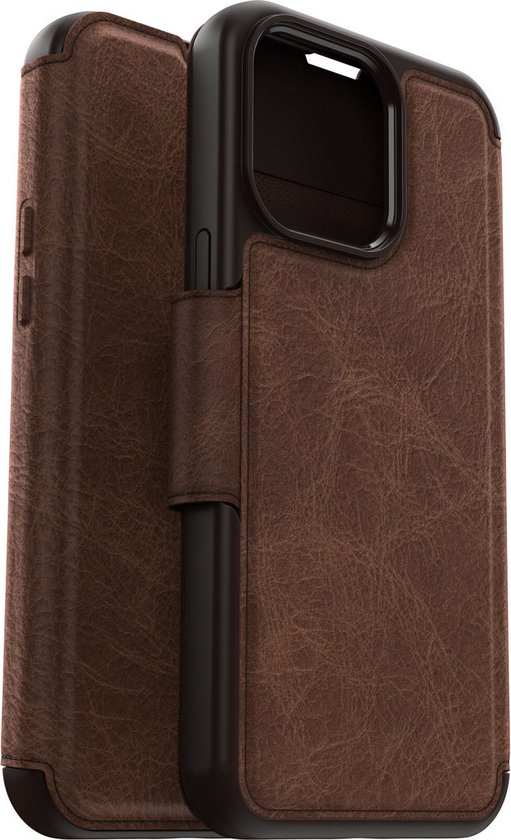 Nillkin Qin Pro iPhone 14 Pro Hoesje Book Case Camera Slider Zwart
