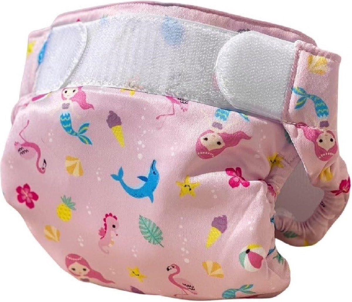 Goedkoopste Freds Wasbare Zwemluier Roze 9-16 kg Maat 2