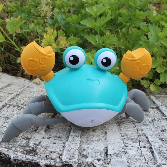 Kruipende Krab Baby Speelgoed | Dierlijke Baby Sensorische Buiklig Spe