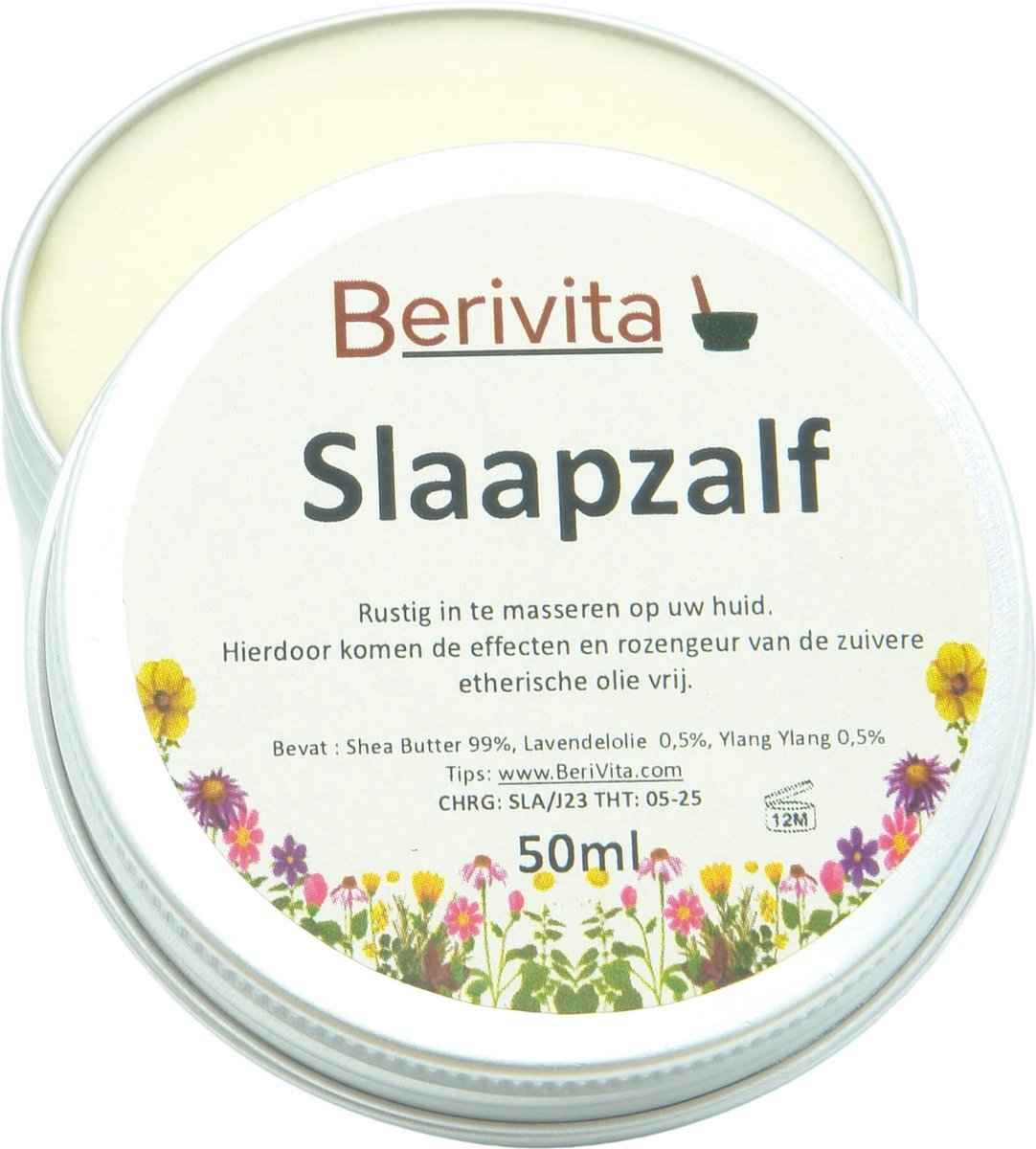 Goedkoopste Slaapzalf 50ml - Shea Butter Geurzalf met Rustgevende Lavendelolie en Ylang Ylang Olie