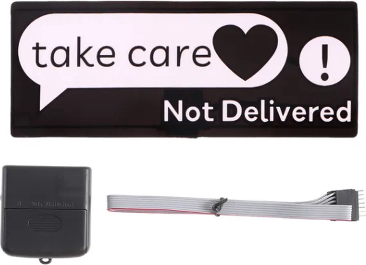 Auto Raam TAKE CARE LED Lichten - TAKE CARE - Not Delivered- LED Neon Auto Sticker - Auto verlichting - Auto LED Panel - Auto Led Strips - Verlichting Strip