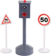 Flitspaal met verkeersborden - speelgoed