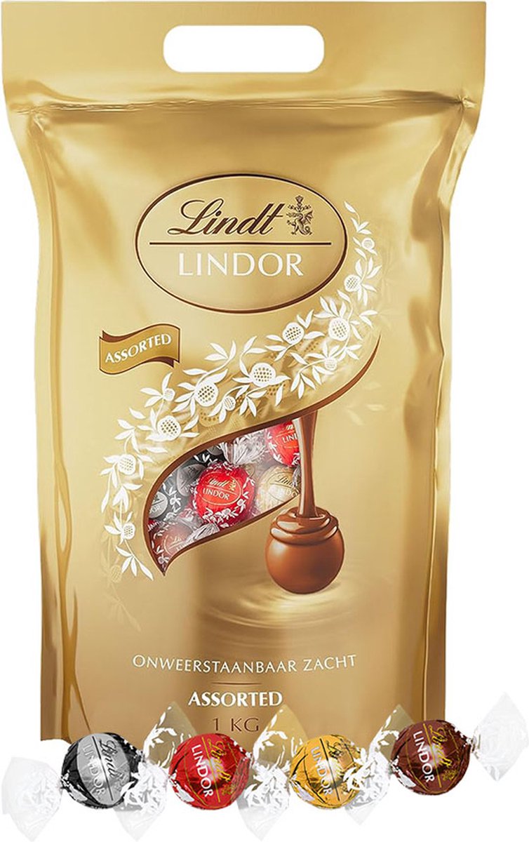 Lindt LINDOR Cornet Fraise & Crème 200g