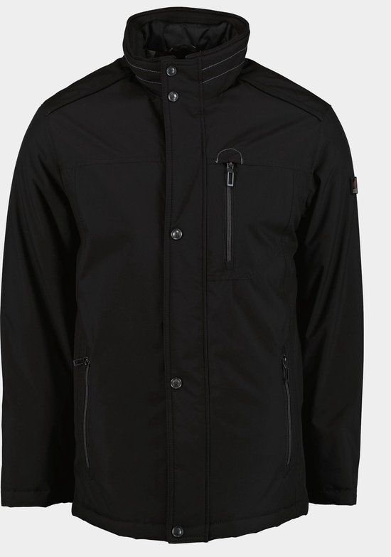 Indicode Heren Pennington Winter Jacket | Winterjack van katoen Dk Grey S