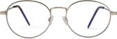 Leesbril Readr. -0042 OVAL-Shiny gold-+1.50 met blauw licht filter