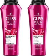 Gliss Kur Shampoo - Color Protect & Shine - 2 x 250 ml