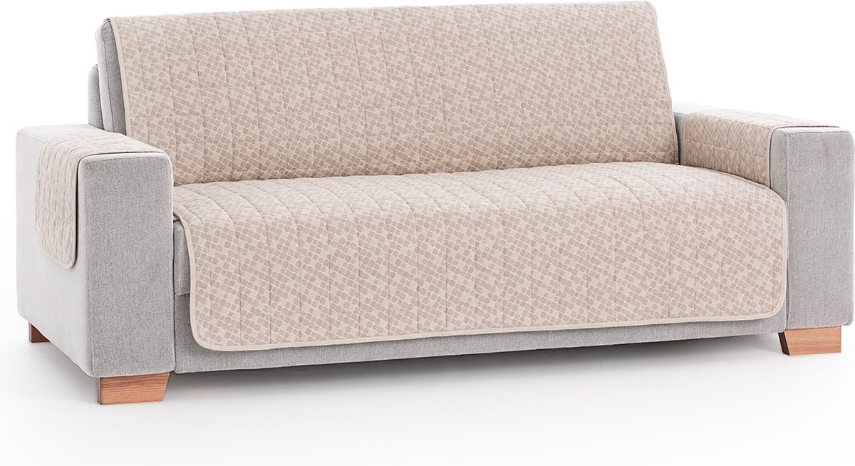 Belmarti® Bankbeschermer Pure - 220cm breed - Linnen - Gemaakt van hoogwaardig katoen voor optimaal comfort