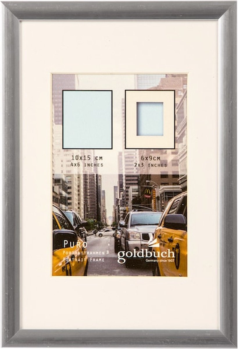 Goldbuch Fotolijst Puro - Zilver - 6x9 cm (10x15 cm)