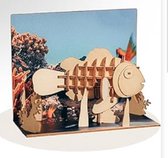 Woodypost - Houtenpuzzel - Miniatuurbouw - 3D - Postkaart - Aquarium