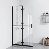 The Living Store Inloopdouchescherm - 70 x 190 cm - 5 mm gehard glas - Aluminium frame