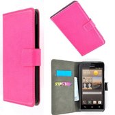 Huawei Ascend G6 Wallet Bookcase hoesje Roze