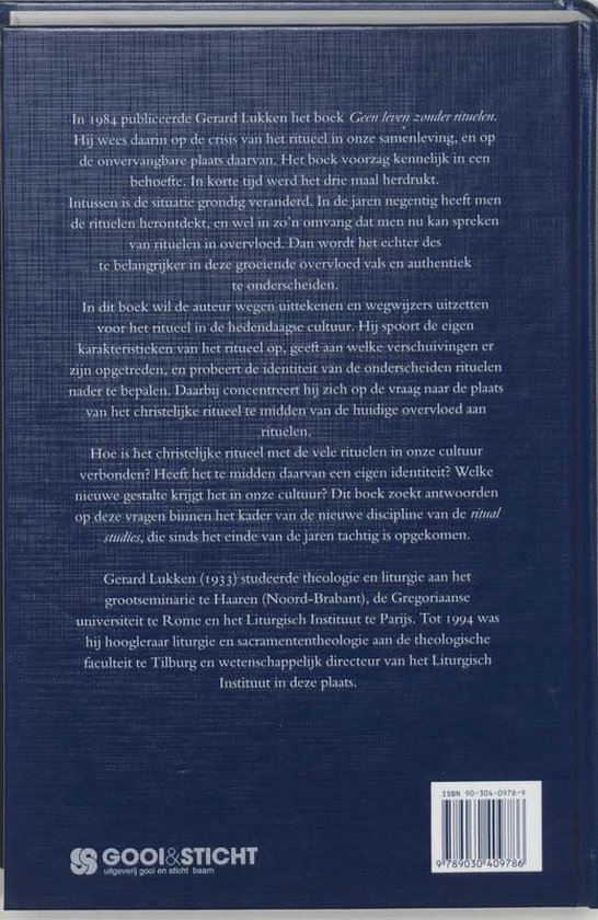 Rituelen in overvloed