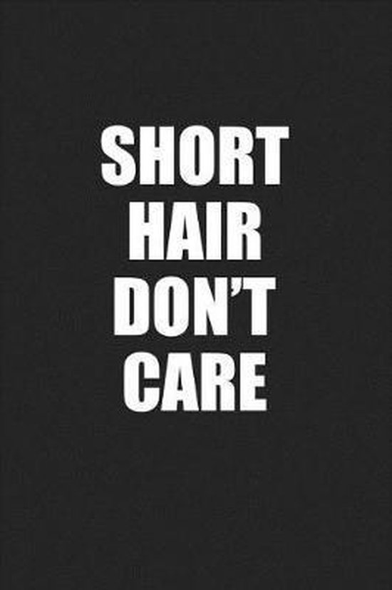 Short Hair Don't Care, Getthread Journals | 9781729193488 | Boeken | bol.com