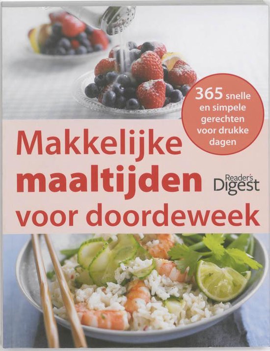 Cover van het boek 'Makkelijke maaltijden voor doordeweek'