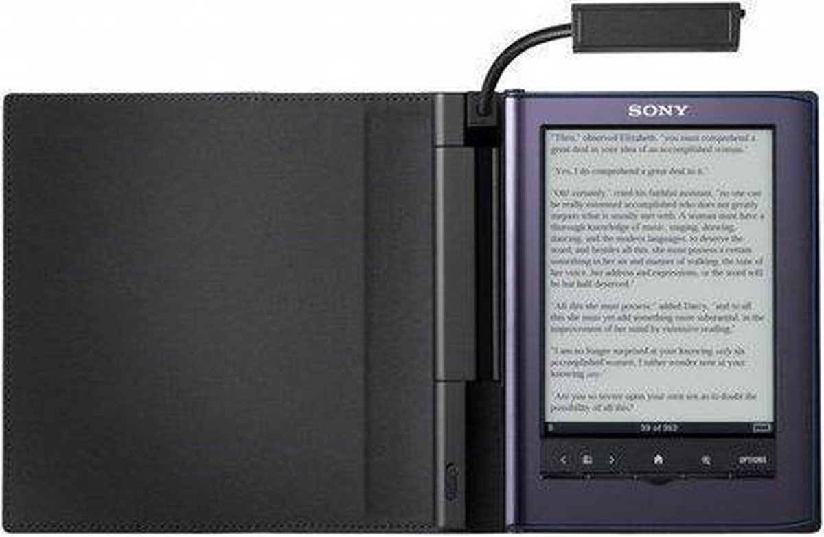 Sony Reader Pocket LED cover met lampje (PRSACL35L) - Blue | bol