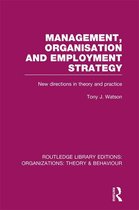 Management Organization and Employment Structure (Rle