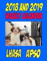 2018 and 2019 Weekly Calendar Lhasa Apso