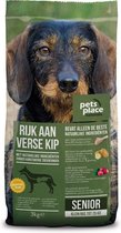 Pets Place Naturals Senior Small Breed - Hondenvoer - Kip - 3 kg