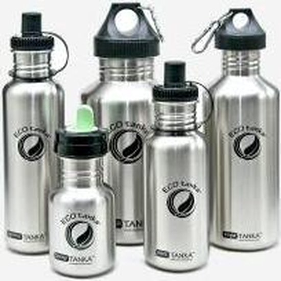 Ecotanka Bouteille Sport Tanka 800 Ml Acier Inoxydable Violet / noir
