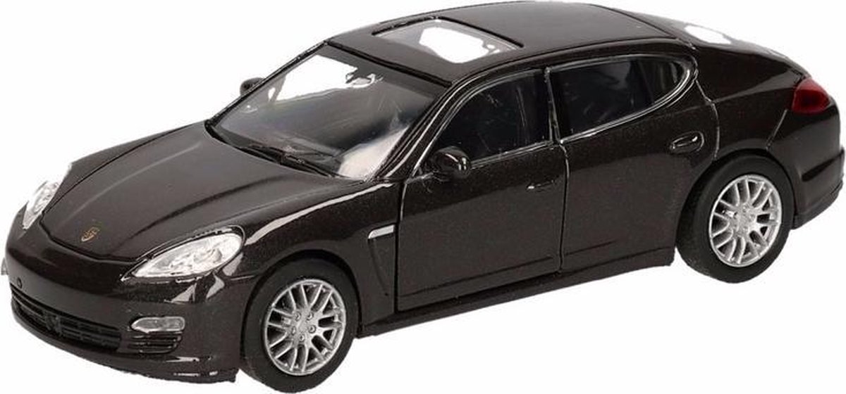 Speelgoed zwarte Panamera S auto 12 cm | bol.com