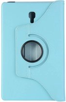 H.K. Draaibaar/Boekhoesje hoesje lichtblauw geschikt voor Samsung Galaxy tab A 2018 10.5 inch T590 + styles pen en glasfolie