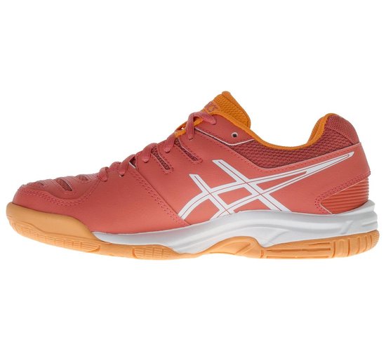 Asics Gel-Game 5 (GS) Tennisschoenen - Maat 36 - Unisex - roze/wit/oranje |  bol.com