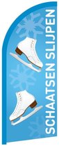 Beachflag - Schaatsen Slijpen - Vlag + Hengelsysteem - Actievlag.nl