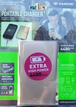 Universele en stijlvolle draagbare oplader 4400 mAh - DD-1208