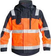 FE Engel Pilot Jas EN 20471 1001-928 - Oranje/Marine 1006 - 3XL