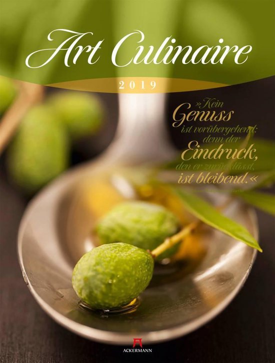 Art Culinaire Kalender 2019